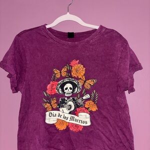 Purple Graphic Women's Top